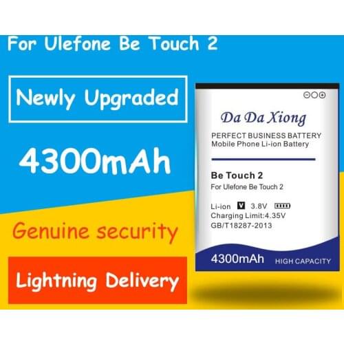 Large Capacity 4300mAh Ulefone Be Touch 2 Battery for Ulefone Be Touch 2 / Be Touch 3