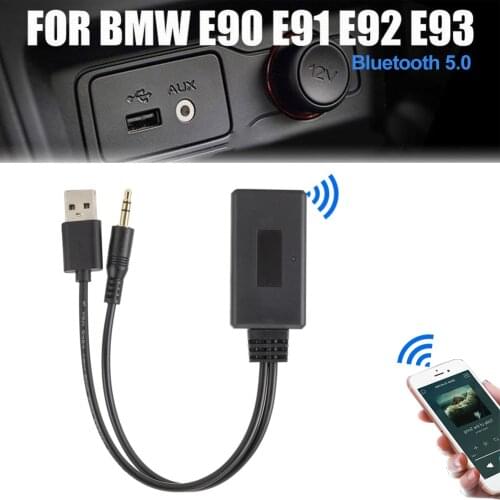 Car Wireless Bluetooth Module Music E93 3.5Mm Receiver Aux E92 For BMW USB E90 Audio E91 Auxiliary Adapter