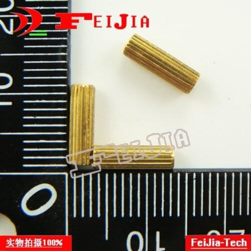 Free shipping M2*10mm double-pass monitoring security copper knurled pillars Hardware Fasteners Bolts