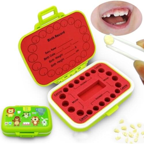 Baby Teeth Storage Box Set Tooth Keepsake Box Teeth Box for Boys and Girls Infant Teeth Memory Gift for Kid A7