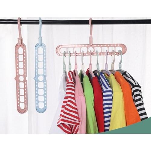 Home Storage Clothes Hanger Drying Rack Plastic Scarf Clothes Hangers Storage Racks Wardrobe Storage Hanger Clothes Pin