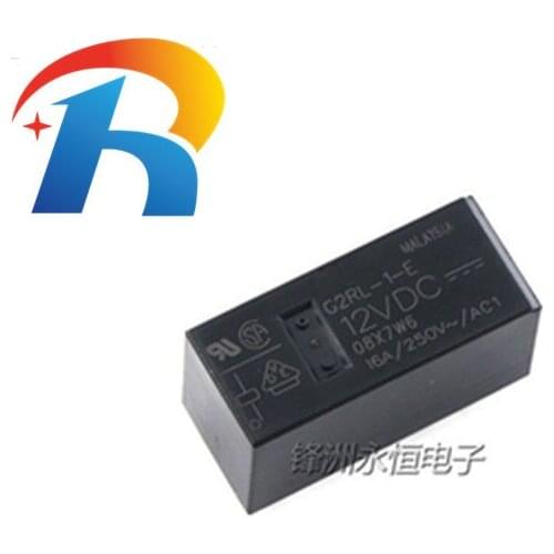 G2RL-1-E G2RL-1-E-12VDC G2RL-1-E-24VDC 8PIN 16A DC12V DC24V New original relay 10pcs/lot