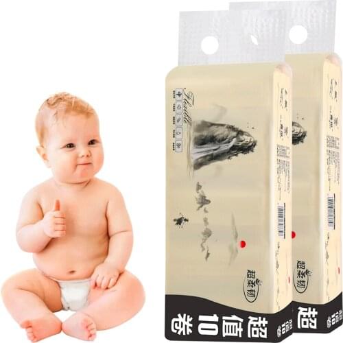 Home Bath Kitchen Tissue Roll 4 Layers Skin-friendly Toilet Roll Paper Coreless Toilet Paper 10 Rolls Hand Towels Bamboo Pulp