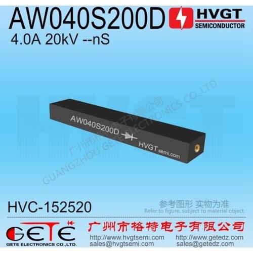 HVGT,High Volgeta Diode 2CL20KV/4A, Silicon Rectifier Assembly 4.0A 20kV, Replace AW040S200D, Standard Recovery, Low Frequency