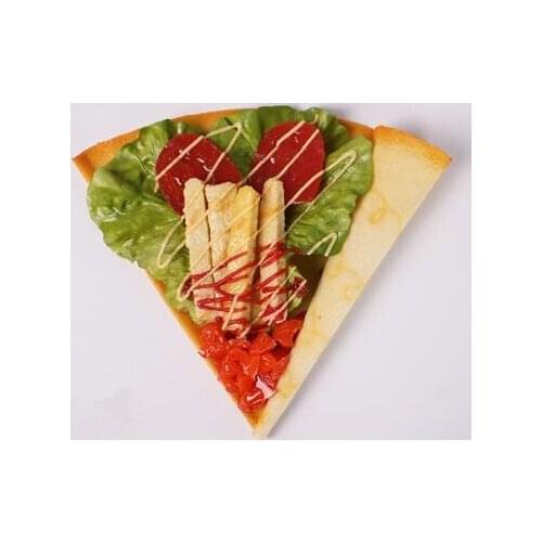 Simulation food crepe model Western food dessert sample custom Salad burritos Fake prop muffin setting system