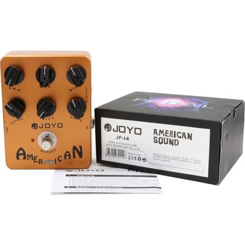 JOYO JF-14 Electric Guitar Effects Pedal American Sound Speaker simulator Effect Pedal Stompbox True Bypass