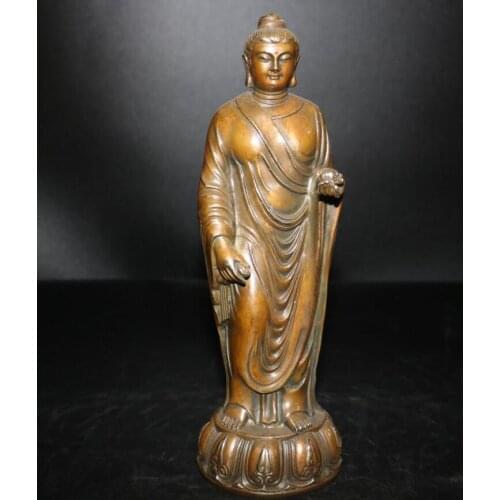 China brass Medicine Buddha crafts statue