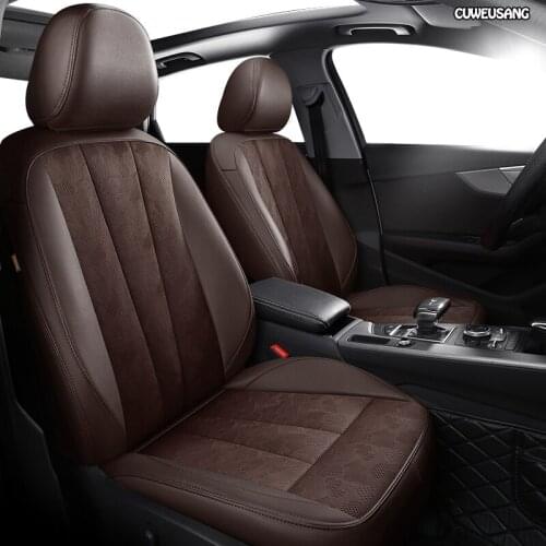 CUWEUSANG Custom Leather car seat cover For LAND ROVER Discovery Freelander Range Rover Evoque Range Rover sport seat cover cars