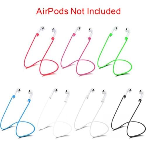 New Silicone Anti-lost Neck Strap Wireless Earphone String Rope For AirPods Headphone Cord Earphone Accessories Hot YZ