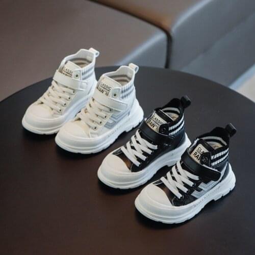 2020 Autumn Girls Leather Boots Boys Shoes Autumn Winter Leather Children Martin Boots Fashion Toddler Kids Boots Warm Boots