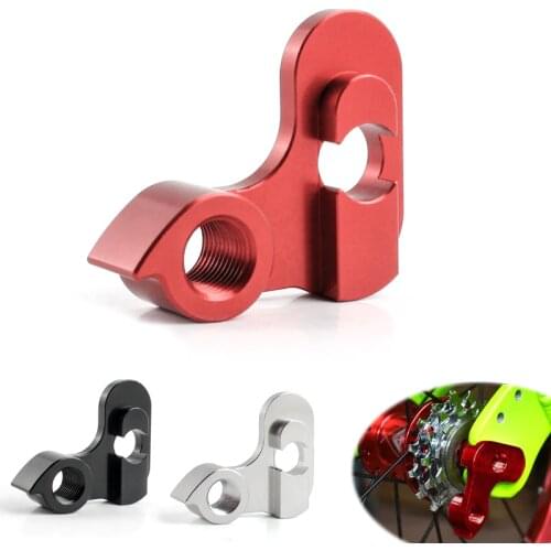 MUQZI Foldable Bicycle Bike Rear Derailleur Tail Hook Cycling Aluminum Alloy Modified Rear Derailleur Hanger Bicycle Accessories