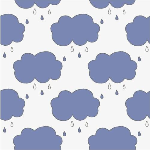 ZhuoAng Black Clouds Raindrop Clear Stamps For DIY Scrapbooking/Card Making/Album Decorative Silicone Stamp Crafts