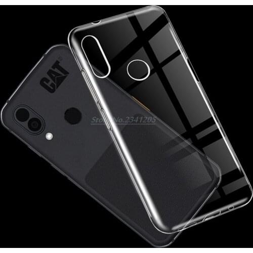 Transparent Phone Case For CAT S62 Pro Silicon Caso Protective Soft Black TPU Case on Caterpillar CAT S62 S 62 S62Pro Back Cover