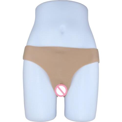 RAOPIN Penetratable Vaginal Panties Shorts Insertable Vagina Pussy With Urinary Tube Adult Sex Toys Masturbator Men Crossdresser