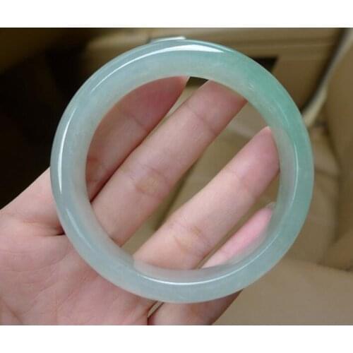 Certified Natural Beautiful Green stoneite stone Bangle Bracelet Handmade 56-62mm