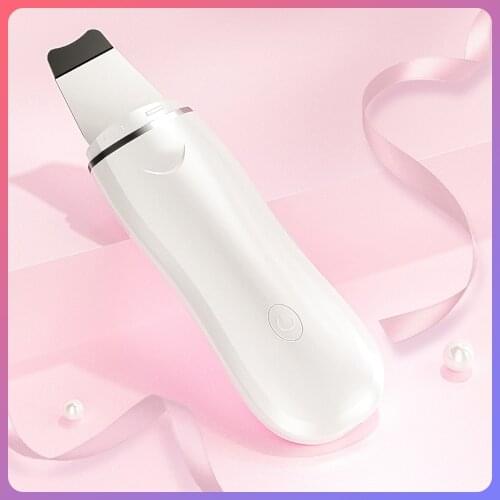 Ultrasonic Skin Scrubber Deep Cleaning Machine Peeling Shovel Facial Pore Cleaner Blackhead Remover Face Care Beauty Instrument