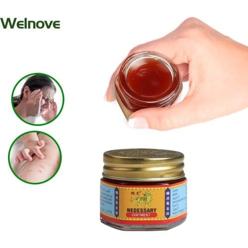 65g Thailand Red White Tiger Balm Ointment Muscle Pain Stomachache Relief Plaster Dizziness Anti Itching Cooling Essential Balm