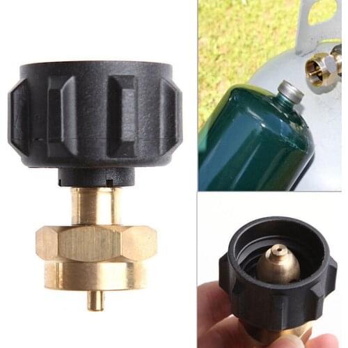 Outdoor Durable Useful 1LB Tank Gas Propane QCC1 Regulator Valve Propane Refill Adapter BBQ Kit