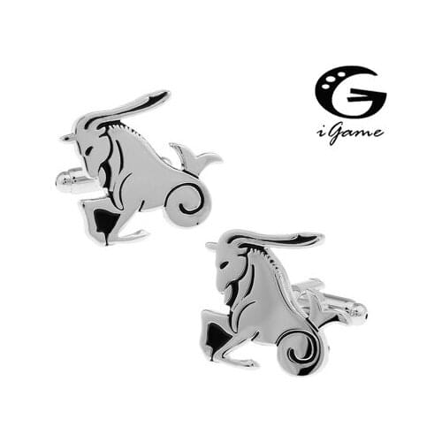 IGame Capricorn Cuff Links Novelty Constellation Design Free Shipping