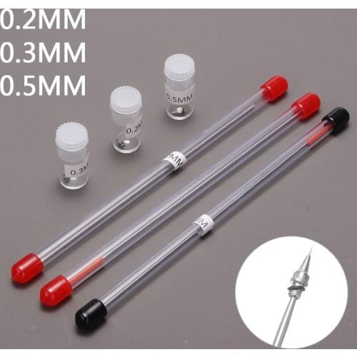 0.2/0.3/0.5mm Airbrush Nozzle Needle Cap Replacement Spray Gun Parts for Airbrushes Spray Model Tool