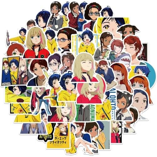 10/30/50PCS cartoon CloverWorks Stickers Waterproof Luggage Suitcase Graffiti DIY Sticker kid toy