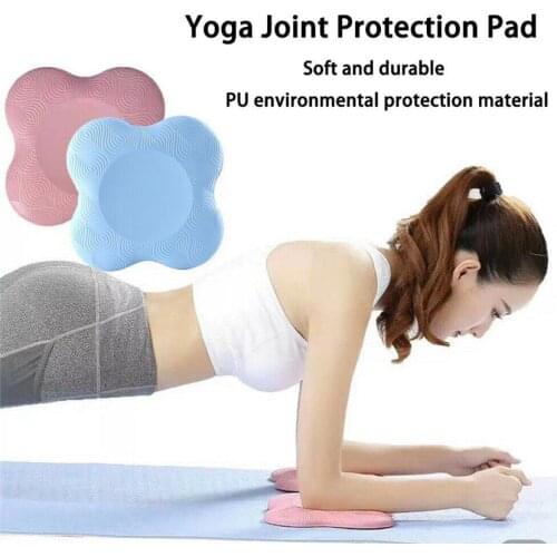 2PCS/Set Portable Small Round Knee Pad Yoga Mats Fitness Sprot Pad Plank Gym Disc Protective Pad Cushion Non Slip Mat