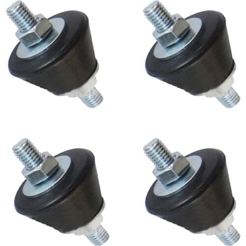 4Pcs Anti Vibration Rubber Mount Damper Shock Pad For Air Conditioning Home Improvement Tools