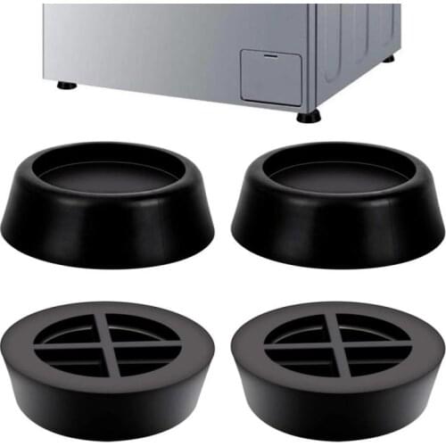 4pcs Universal Anti-Vibration Feet Pads Washing Machine Rubber Mat Dryer Universal Fixed Furniture Pads Non-Slip Pads Hardware