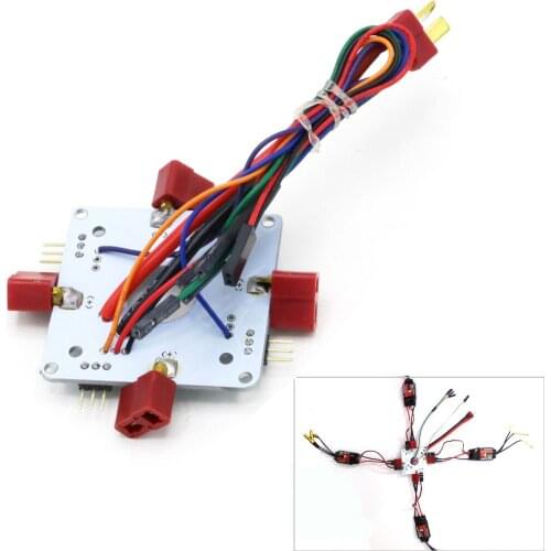 5pcs/lot Quadcopter ESC Power Distribution Board PDB Soldered For RC Quadcopter Dropship