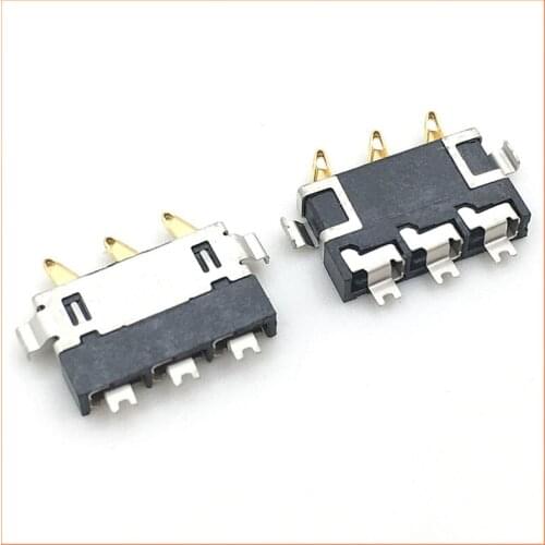 5X original 3Pin Inner Battery Connector Holder Clip Contact replacement for mobile phones common use high quality