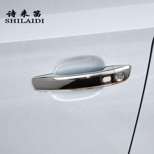 Car Styling Door Handle Outer Door Bowl Wrist Protective Covers Stickers Trim Decals For Audi A3 8V Auto Exterior Accessories