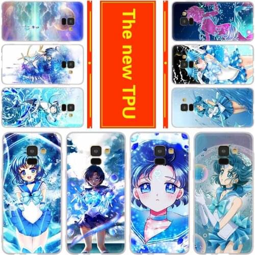 Phone Case for Samsung Galaxy J6 J4 Plus J8 J3 J7 2018 J5 J3 j7 2017 2016 j6 Prime J610 Cover anime girl with water power