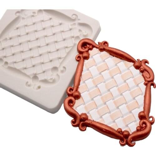 European Frame Chocolate Silicone Mold Fondant Cake Candy Molds Clay Pastry Mould Biscuits Baking Cake Decoration Tools