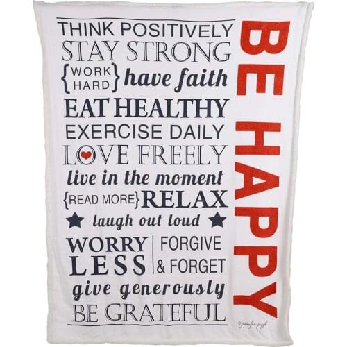 Premium Flannel and Blanket Double-Layer -Inspirational Gift for Friends, Family Birthday, Comforting Super Soft Flannel Blanket