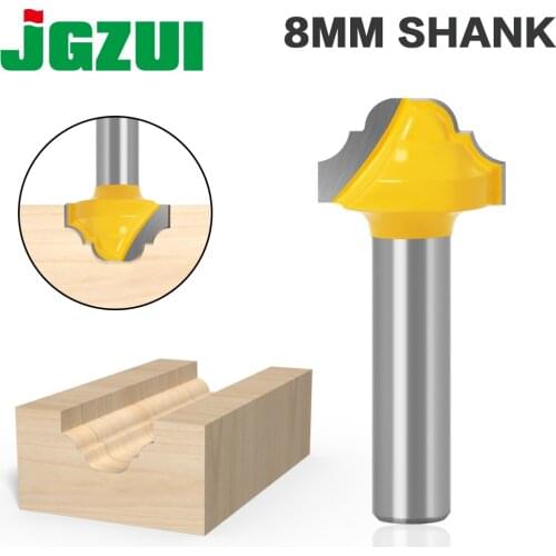8mm Shank Router Bit 19" Classical Bit Without Bearing - 8" Shank
