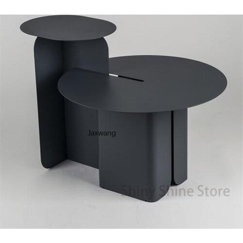 Nordic Round Table Modern Minimalist Mediterranean Color Iron Living Room Sofa Decorative Side Table Design Sofa Corners mc