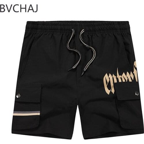 Summer Sports Tactical Shorts Mens Casual Multi-Pocket Alpha Print Hip-Hop Jogging Rope Trousers Mens Fashion Twill Shorts