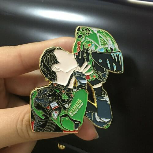 The Untamed Wang Yibo Metal Badge Pin Limit Moto Ver. Sa Cosplay Props Gifts