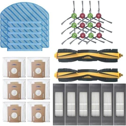 Main Brush Side Brush HEPA Cleaning Cloth for ECOVACS DEEBOT OZMO T8 T8 AIVI Robot Vacuum Cleaner Accessories