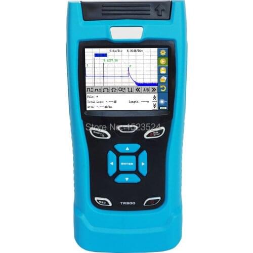TR-306 32/30dB SM 1310/1550nm TR306 Mini OTDR Optical Time Domain Reflectometer Fiber Optic OTDR with VFL and Touch Screen