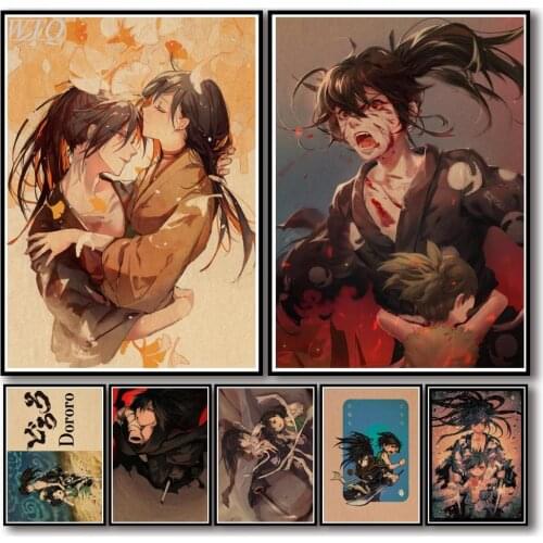 Retro Poster Anime Dororo Anime Posters Wall Poster Canvas Painting Posters and Prints Wall Decor Wall Art Picture Home Decor