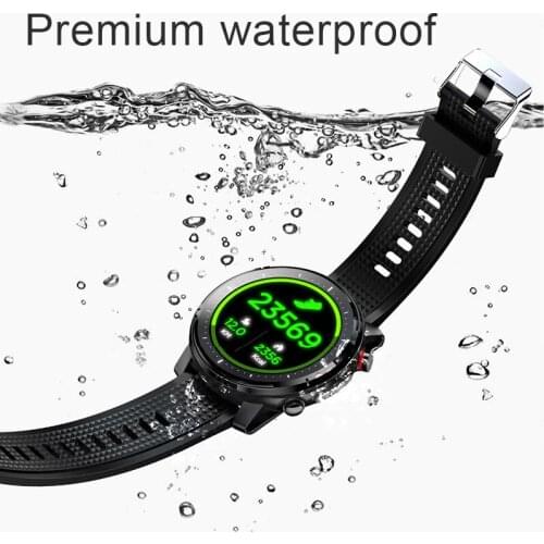 L15 Smart Led Bluetooth Sport Watch Smart Bracelet Wristband Heart Rate Blood Pressure Blood Oxygen Test IP68 Waterproof ND998