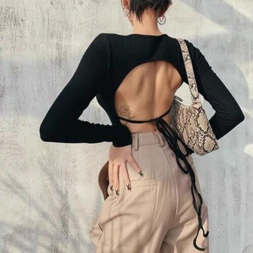 Tights Bodysuit autumn and winter new round neck stretch bodysuit European and American style fashion sexy wild ins