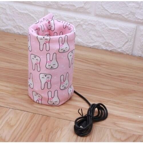 USB Milk Water Warmer Travel Stroller Insulated Bag Baby Nursing Bottle Heater 97BE
