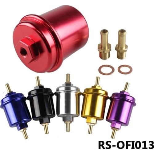 High Quality Universal Aluminum High Flow Performance Fuel Filter Washable Filter RS-OFI013
