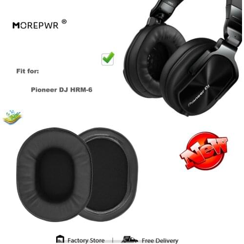 Replacement Ear Pads for Pioneer HRM6 HRM-6 HRM 6 Headset Parts Leather Cushion Velvet Earmuff Earphone Sleeve Cover