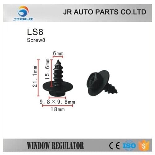 10x General screws, metal clips, water pipes