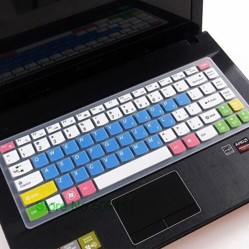 14 inch Silicone keyboard cover Protector for Lenovo IdeaPad 300 300S-14ISK g480 g40 s41-70 y470 Y400 G470 flex2 G400 Y430P