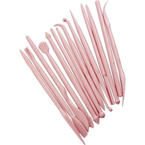 14 Pcs Plastic Clay Sculpting Set Wax Carving Pottery Tools Carving Sculpture Shaper Polymer Modeling Clay Tools