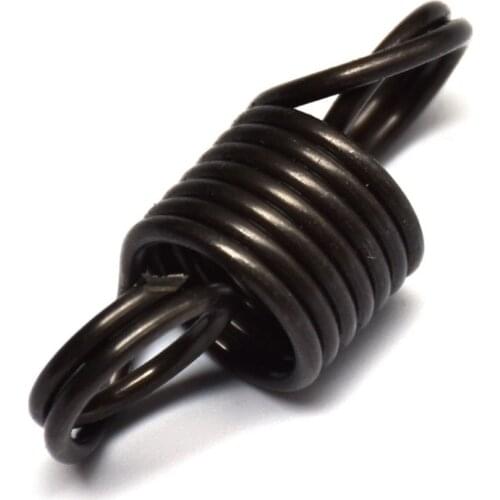 5pcs cart extension spring black tension springs steel board drag spring